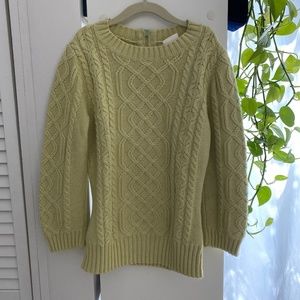 LaRok Girls Cashmere Cable Knit Sweater